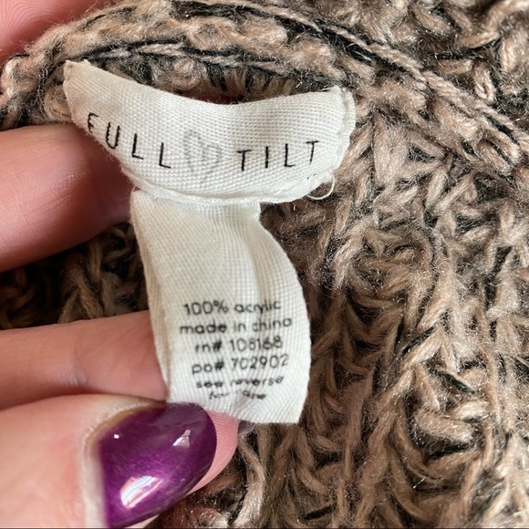 Full Tilt sweater turtle cowl neck long sleeve medium - Picture 7 of 8